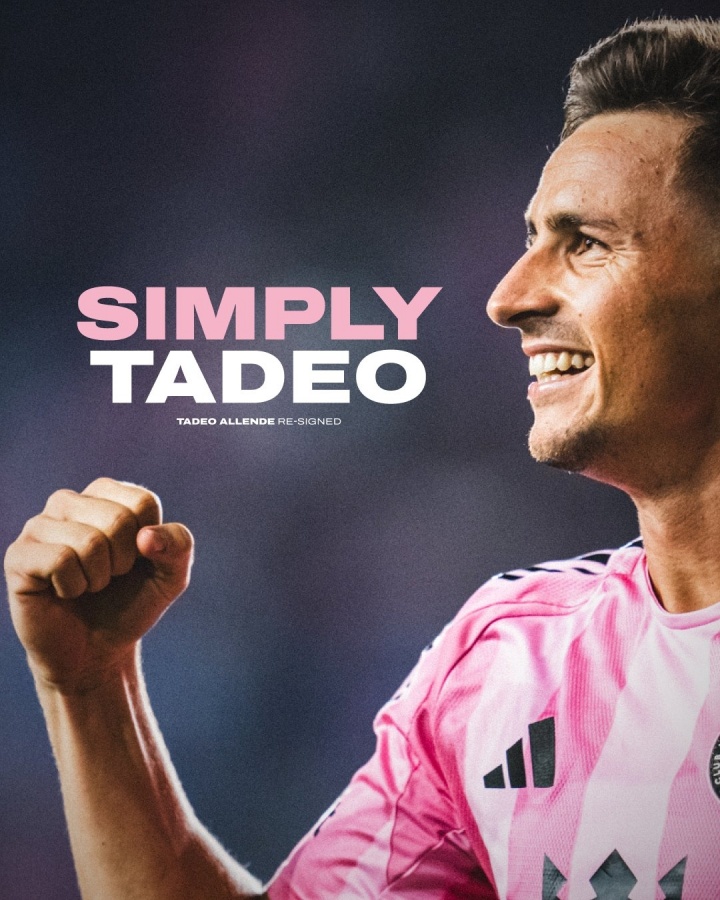 2026世界杯-季后赛6场9球！官方：迈阿密国际永久签下阿连德 转会费500万美元